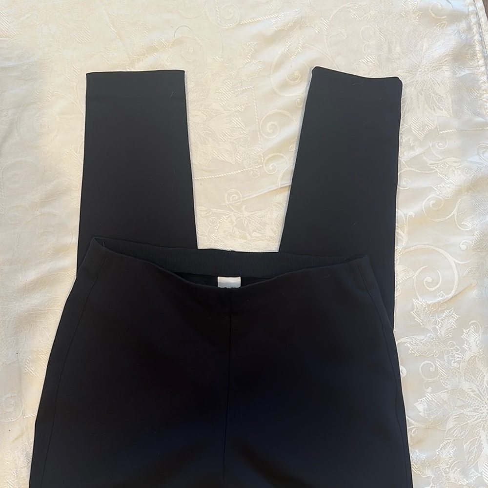 Clavin Klein Black pants flat front women’s size L/ Large - Picture 4 of 9